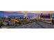 Striking city views from the home including casino and hotel views at 892 Elmwood Forest Ln, Las Vegas, NV 89138