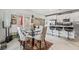 Bright dining area adjacent to the kitchen with patio access, ideal for indoor-outdoor living at 892 Elmwood Forest Ln, Las Vegas, NV 89138