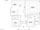 Floor plan layout of the home with various rooms and measurements at 892 Elmwood Forest Ln, Las Vegas, NV 89138