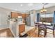 Kitchen with stainless steel appliances and dining area at 9737 Darlington Ct, Las Vegas, NV 89149