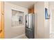 Modern kitchen with stainless steel appliances and a built-in refrigerator at 220 E Flamingo Rd # 111, Las Vegas, NV 89169