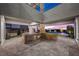 Outdoor kitchen featuring modern appliances, ample counter space, and stylish design for entertainment at 298 Watteau Ct, Henderson, NV 89012