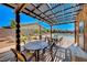 Relaxing pool and pergola area with lounge chairs and patio furniture at 3360 Lochside Dr, Henderson, NV 89044