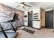 Home gym with modern equipment, including a treadmill and exercise mat, perfect for staying active at 395 Prairie Sun St, Las Vegas, NV 89138