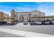 Condo exterior showcases ample parking and a well-maintained building with covered parking spaces at 10001 Peace Way # 2277, Las Vegas, NV 89147