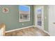 Sun-filled kitchen area with a view to the outside, tile floors, and granite countertops at 10001 Peace Way # 2277, Las Vegas, NV 89147