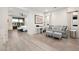 Bright bedroom suite boasts a plush daybed, cozy seating area, and outdoor access at 10756 Steel Ridge Ct, Las Vegas, NV 89135