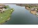 Lake Las Vegas aerial view featuring golf and luxury waterfront residences at 12 Tatahatso Point St, Henderson, NV 89011