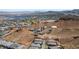 An aerial view of a desert community near a lake and golf course at 12 Tatahatso Point St, Henderson, NV 89011