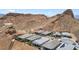 The home is located in a desert community offering mountain views at 12 Tatahatso Point St, Henderson, NV 89011