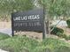 Sign for Lake Las Vegas Sports Club at 12 Tatahatso Point St, Henderson, NV 89011