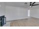 Bright living room featuring wood floors and view to adjacent rooms at 1304 Virgil St, Las Vegas, NV 89110
