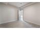 Spacious bedroom offers an open door to the next room at 1720 Hassett Ave, Las Vegas, NV 89104