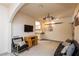 Living room with seating, TV, and decorative accessories at 223 Hunter Ridge Rd # 300, Brian Head, UT 84719