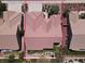 Aerial view of home showcasing the roof, landscaping, and property boundaries at 2251 Summerwind Cir, Henderson, NV 89052