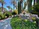 Welcoming entrance sign for Green Valley Ranch Station Casino surrounded by lush landscaping and palm trees at 2251 Summerwind Cir, Henderson, NV 89052