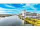 Picturesque river view with hotels, casinos, and palm trees under a clear sky, reflecting the city's vibrant atmosphere at 2727 Chinaberry Hill St, Laughlin, NV 89029