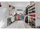 Walk-in closet with custom shelving, organized storage, and ample space for clothing and accessories at 286 Shaded Canyon Dr, Henderson, NV 89012