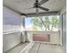 Covered patio features natural light and a ceiling fan at 3404 Winterhaven St # 204, Las Vegas, NV 89108