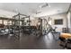 Home gym with modern workout equipment, perfect for maintaining an active lifestyle at 3458 W Agate Ave, Las Vegas, NV 89139