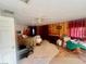 This bedroom features a fireplace and ceiling fan at 3491 S Bridle Way, Crystal, NV 89020