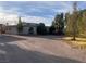 Single story home featuring desert landscaping and mature trees on a sunny day at 3491 S Bridle Way, Crystal, NV 89020