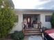 Charming home entrance, boxes ready to move in, set in a sunny, tranquil neighborhood at 3491 S Bridle Way, Crystal, NV 89020