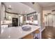Modern kitchen featuring countertops, stainless steel appliances, and a center island at 47 Strada Principale, Henderson, NV 89011