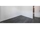 This bedroom features modern flooring and a closet with sliding doors at 4981 Alondra Dr, Las Vegas, NV 89118