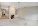 Spacious living room featuring a fireplace and bright light at 5541 Port Barrington Way, Las Vegas, NV 89130