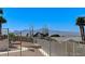 Backyard view featuring a church at 931 Temple View Dr, Las Vegas, NV 89110
