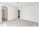 Spacious main bedroom features neutral carpet and an en suite bathroom at 9339 Bondeno St, Las Vegas, NV 89123
