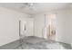 Spacious main bedroom offering ample space, ceiling fan, and an en-suite bathroom at 9339 Bondeno St, Las Vegas, NV 89123