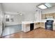 Functional kitchen featuring plenty of storage and laminate flooring at 1001 Padre Island St, Las Vegas, NV 89128