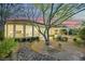 Beautiful backyard with desert landscaping and a decorative fountain at 1805 Prichard Ave, Henderson, NV 89052