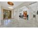 Elegant foyer with marble flooring, decorative lighting, and an open floor plan at 1805 Prichard Ave, Henderson, NV 89052