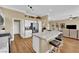 Bright kitchen with stainless steel appliances, marble countertops, and a spacious breakfast bar at 2232 Beacon Ridge Dr, Las Vegas, NV 89134