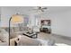 Inviting living room with modern decor, plush seating, and a mounted television for relaxing entertainment at 272 Mount Steele Ave, Henderson, NV 89015