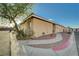 Single-story home with desert landscaping featuring low-maintenance ground cover and an outdoor fire hydrant at 2852 Red Ct, Las Vegas, NV 89123