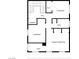 Second floor floorplan showing the layout of the bedrooms, laundry, bathrooms, and W.I.C at 4256 Perfect Drift St, Las Vegas, NV 89129