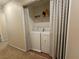 Convenient upstairs laundry closet with washer and dryer hookups, saving time and effort at 4256 Perfect Drift St, Las Vegas, NV 89129