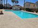 This pool area includes a pool and lounge area at 4256 Perfect Drift St, Las Vegas, NV 89129