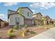 Charming two-story home with brick driveway and lush landscaping at 4347 Outlook Vista Ave, North Las Vegas, NV 89084