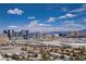 Panorama of the Las Vegas skyline with hotels and casinos against a backdrop of mountains and a bright sky at 4381 W Flamingo Rd # 27308, Las Vegas, NV 89103