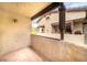 Balcony area showcasing exposed wood beams and views of building exterior at 5060 Jeffreys St # 201, Las Vegas, NV 89119