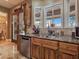 Gourmet kitchen boasts granite counters, stainless appliances, and outside view at 5416 Alabaster Ct, Las Vegas, NV 89149
