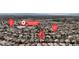 Detailed neighborhood aerial view highlighting Daniel Goldfarb Elementary, S. Tree Line Dr, and Orchard Valley Dr at 6407 Wild Strawberry Ln, Las Vegas, NV 89142