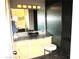 Modern bathroom with a vessel sink and a shower with glass door at 6480 Annie Oakley Dr # 111, Las Vegas, NV 89120