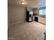 Kitchen view includes cabinets and stainless steel refrigerator at 6749 Charleston Blvd # 3, Las Vegas, NV 89146