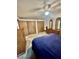 Spacious main bedroom featuring ample closet space, ceiling fan, and comfortable furnishings at 7200 Alta Dr, Las Vegas, NV 89145